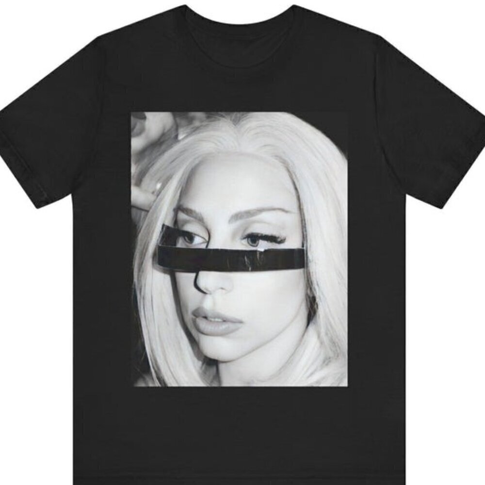 Lady Gaga Backstage Black White Pop Fan Unisex T-Shirt